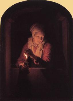 格裡特 道 Old Woman with a Candle 格裡特 道 Old Woman with a Candle
